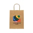 Paper Shopping Bag with Twisted Handle | https://www.bestnamebadges.com