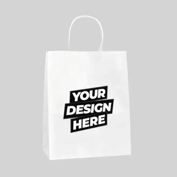 Paper Shopping Bag with Twisted Handles