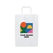Paper Shopping Bag with Handles | https://www.bestnamebadges.com