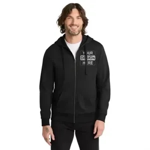Allmade Unisex Organic French Terry Full-Zip Hoodie | https://www.bestnamebadges.com