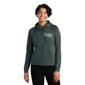 Allmade Women's Organic CVC Fleece Full-Zip Hoodie | https://www.bestnamebadges.com