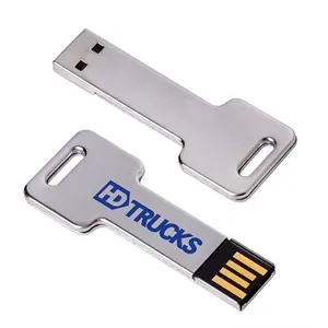 Universal Source® 1 GB Silver Key USB 2.0 Flash Drive | https://www.bestnamebadges.com
