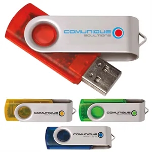 Universal Source® 4 GB Translucent Folding USB 2.0 Flash ... | https://www.bestnamebadges.com
