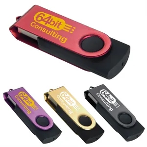 Universal Source® 16 GB Color Accent Folding USB 2.0 Flas... | https://www.bestnamebadges.com