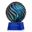 Malton Award on Robson Base - Blue | https://www.bestnamebadges.com
