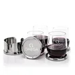 Baldoni Coasters & Salem Stemless Wine Set | https://www.bestnamebadges.com