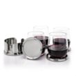 Baldoni Coasters & Salem Stemless Wine Set | https://www.bestnamebadges.com