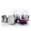 Baldoni Coasters & Miami Stemless Wine Set | https://www.bestnamebadges.com