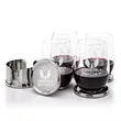 Baldoni Coasters & Laurent Stemless Wine Set | https://www.bestnamebadges.com