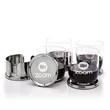 Baldoni Coasters & Dunhill Stemless Wine Set | https://www.bestnamebadges.com