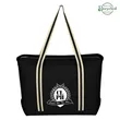 Large Cotton Canvas Admiral Tote Bag | https://www.bestnamebadges.com