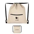 Hudson rPET Drawstring Bag | https://www.bestnamebadges.com