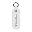 Bates Leatherette Key Tag With Carabiner | https://www.bestnamebadges.com