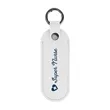 Bates Leatherette Key Tag With Carabiner | https://www.bestnamebadges.com