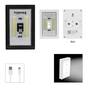 Rechargeable COB Flip Switch Night Light | https://www.bestnamebadges.com