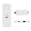 rABS Spinner Dual Input USB Hub | https://www.bestnamebadges.com