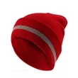 Hi-Vis Safety Beanie with Reflective Stripe | https://www.bestnamebadges.com