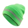 Hi-Vis Safety Beanie with Reflective Stripe | https://www.bestnamebadges.com