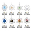 Snowflake Holiday Ornament | https://www.bestnamebadges.com