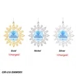 Snowflake Holiday Ornament | https://www.bestnamebadges.com