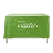 8' x 6.5' Custom Plastic Rectangular Table Cover | https://www.bestnamebadges.com