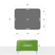 8' x 6.5' Custom Plastic Rectangular Table Cover | https://www.bestnamebadges.com