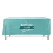 10' x 6.5' Custom Plastic Rectangular Table Cover | https://www.bestnamebadges.com