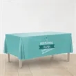 10' x 6.5' Custom Plastic Rectangular Table Cover | https://www.bestnamebadges.com