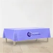 12' x 6.5' Custom Plastic Rectangular Table Cover | https://www.bestnamebadges.com