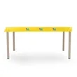 81" x 39" Custom Plastic Rectangular Table Cover | https://www.bestnamebadges.com