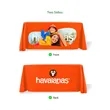 4', 6' & 10' - Throw Style - Full Back - Table Cover | https://www.bestnamebadges.com