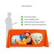 4', 6' & 10' - Throw Style - Full Back - Table Cover | https://www.bestnamebadges.com