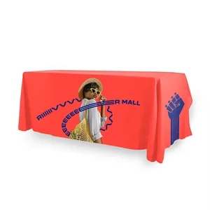 4', 6' & 10' - Throw Style - Open Back - Table Cover | https://www.bestnamebadges.com