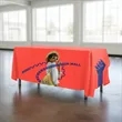 4', 6' & 10' - Throw Style - Open Back - Table Cover | https://www.bestnamebadges.com