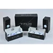 TiTUS® White Golf Balls with Custom Imprints | https://www.bestnamebadges.com