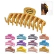 Non Slip Neutral Big Hair Claw Clips | https://www.bestnamebadges.com
