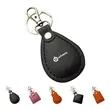 Leather Teardrop Key Tag | https://www.bestnamebadges.com