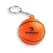 Basketball Shape Stress Ball Keychain | https://www.bestnamebadges.com