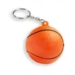 Basketball Shape Stress Ball Keychain | https://www.bestnamebadges.com