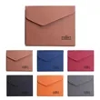 A4 PU Leather File Folder With Invisible Magnetic Buckle | https://www.bestnamebadges.com