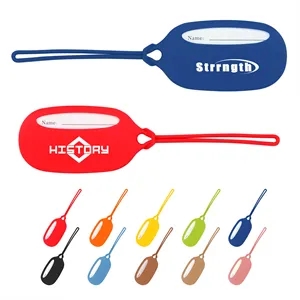Silicone Luggage Tags for Suitcases W/ Blank ID Card