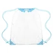 Large Clear Stadium Drawstring Backpack (Ocean) | https://www.bestnamebadges.com