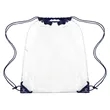 Large Clear Stadium Drawstring Backpack (Ocean) | https://www.bestnamebadges.com