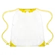 Large Clear Stadium Drawstring Backpack (Ocean) | https://www.bestnamebadges.com