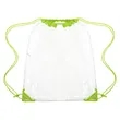 Large Clear Stadium Drawstring Backpack (Ocean) | https://www.bestnamebadges.com