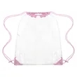 Large Clear Stadium Drawstring Backpack (Ocean) | https://www.bestnamebadges.com