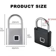 Keyless Smart Fingerprint Padlock | https://www.bestnamebadges.com