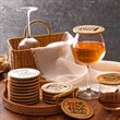 Bamboo Wine Glass Charcuterie Fruit Topper | https://www.bestnamebadges.com