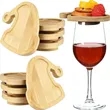 Bamboo Wine Glass Charcuterie Fruit Topper | https://www.bestnamebadges.com