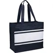 Varsity Box Tote | https://www.bestnamebadges.com